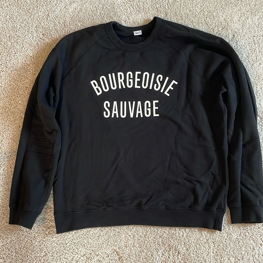 Clare V Bourgeoisie Sauvage Sweatshirt